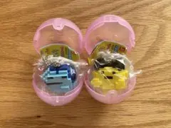 【たまごっち】ドットフィギュアチャーム　ガチャ2個セット　まめっち　ぎんじろっち
