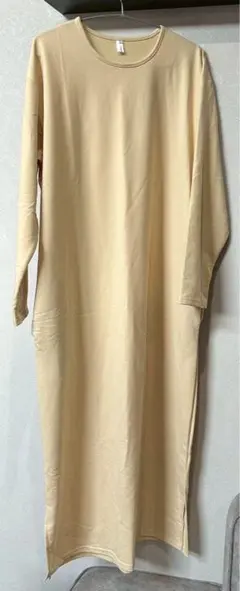 部屋着 ロングワンピース