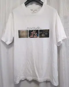 【古着】UNIQLO　ホワイト グラフィックプリント Tシャツ