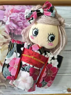 ハンドメイド❉ドールチャーム❉浴衣の女の子❉バッグチャーム - メルカリ