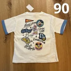 【新品未使用タグ付】リトシー　ワッペンTシャツ　90のサムネイル