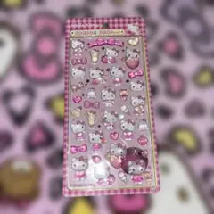 正規品 ハローキティ ボンボンドロップシール ピンク サンリオ