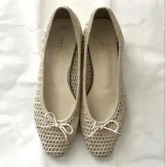 Le Talon メッシュ バレエシューズ フラットシューズ