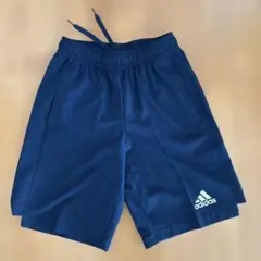 adidas ハーフパンツ 160 ネイビー