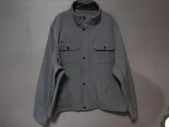 グレーのポリエステルジャケットXXL完璧 2XL(3L)