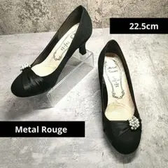 【Metal Rouge】 パールビジュー付き パンプス フォーマルのサムネイル