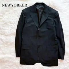 ニューヨーカー テーラードジャケット スーツ ピンストライプ柄 フォーマル 仕事