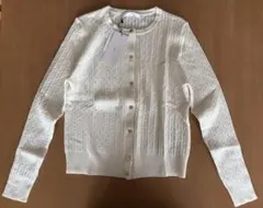 【値下げ】index 新品未使用　カーディガン　オフホワイト