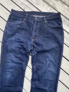 W36 大きい ロングセラージーンズEDWIN 404ストレート ルーズ デニム