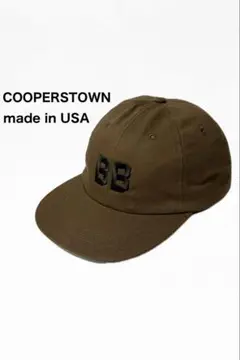 COOPERSTOWN クーパーズタウン ベースボールキャップ ブラウン