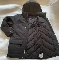 TOMMY HILFIGER ブラック ダウンジャケット フード付　XL 美品