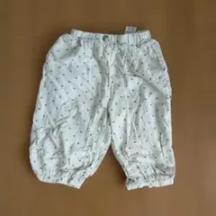 アプレレクール 110サイズ おしゃれ パンツドット柄ボトムス ホワイト