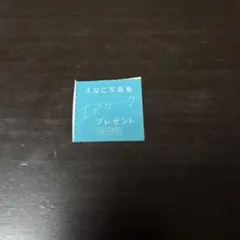 えなこ写真集　エピローグ　プレゼント応募券のみ