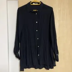chocol raffine robe 長袖シャツ ブラックのサムネイル