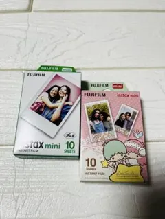 【新品未使用】チェキ フィルム 10枚 2セット　 新品 20枚分　キキララ