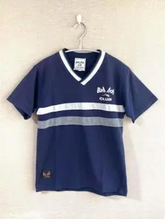 130cm　Bad boy バッドボーイ　青　半袖Tシャツ　Vネック