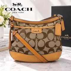 【coach】コーチ シグネチャー ショルダーバッグ キャンバス