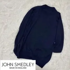 【JOHN SMEDLEY】美品イギリス製モックネック ニット セーター/M