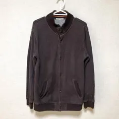 ユナイテッドアローズ コットンジャケット カーディガン ブラウン Ｌ