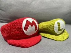 マリオとルイージの帽子セット