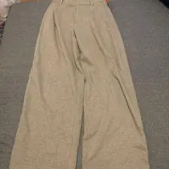 ユニクロ × コトニエ 　ブラッシュドジャージータックワイドパンツ　S