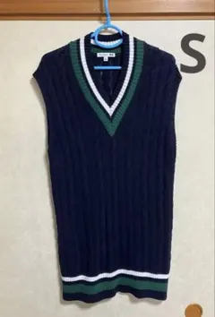 JW ANDERSON✖️UNIQLO クリケットロングベスト S ネイビー