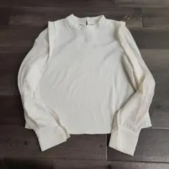 CECIL Mc BEE 長袖ブラウス ホワイト