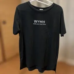 BOOGIE-WOOGIE ロゴプリント 半袖Tシャツ ブラック　38 ブギウギ