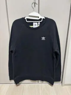 アディダスオリジナルス エッセンシャル クルースウェット ブラック　M