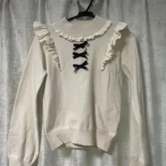 ♥ Ank Rouge アンクルージュ 3つリボンフリルTOPS ♥のサムネイル