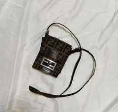 FENDI　フェンディ　ズッカ　ミニ　ショルダー　バッグ　マンマバケット