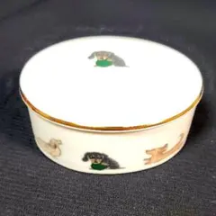 ダックスフンド 小物入れ 陶器製