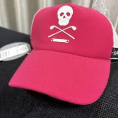 MARK&LONA マークアンドロナ メッシュ キャップ ホワイト スカル