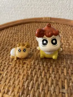 ひまわり ソフビ キーホルダー 当時物 クレヨンしんちゃん フィギュア