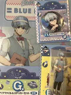 ブルーロック 氷織羊 クリアファイル & ステッカー缶バッジアクリルスタンド