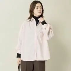 新品　アー・ヴェ・ヴェ　【イージーケア】ベーシックシャツ　ピンク