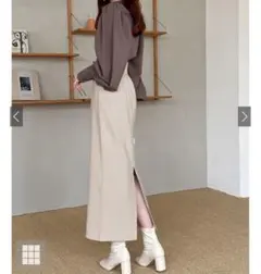 GRL バックスリットタイトスカート M