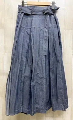 SNIDEL/スナイデル プリーツ レイヤードスカート ロング丈