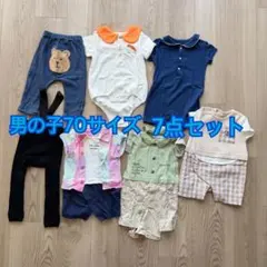 子供服　春夏カバーオール　7点　まとめ売り　70男の子