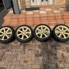 レガシィB4 ゴールドホイール 18×7JJ+55 PCD100 - メルカリ