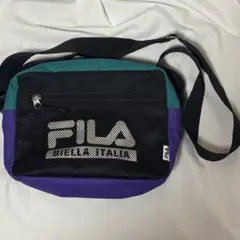 FILA ショルダーバッグ ブラック/パープル /グリーン