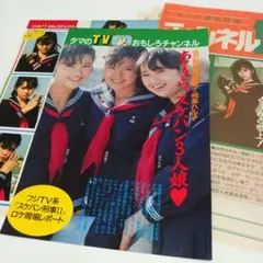 南野陽子 スケバン刑事Ⅱ 切り抜き５枚