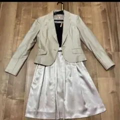 コムサイズム ワンピース×ジャケットセットアップ フォーマル　M