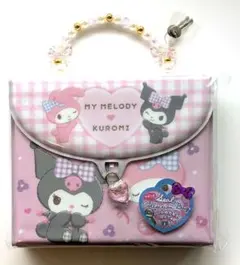 マイメロディ & クロミ シールコレクションバッグ　鍵付きシール帳