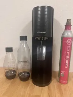 SodaStream ソーダストリーム 炭酸水メーカー ブラック ボトル付き