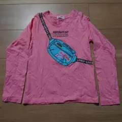 ロンT 長袖 Tシャツ トップス 女の子130cm