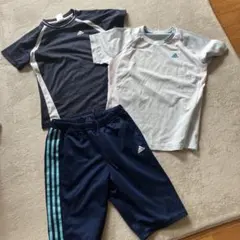 adidasTシャツ 短パン　Mサイズセット