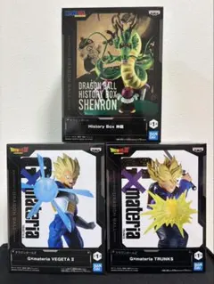 ドラゴンボール G materia ベジータ&トランクス、 神龍　フィギュア3体