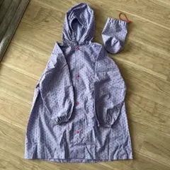 こどもビームス　雨ガッパ　130 パープル　レインコートのサムネイル