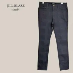 ジルブレイズJILL BLAZE スキニーパンツ　チェック　千鳥柄　メンズ　M